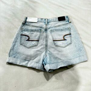 American eagle high rise mom shorts size 0 25W